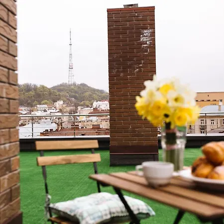 شقة High Castle View In Center Lviv!!! إلفيف