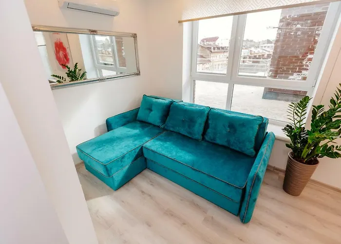 아파트 High Castle View In Center Lviv!!! 리비프