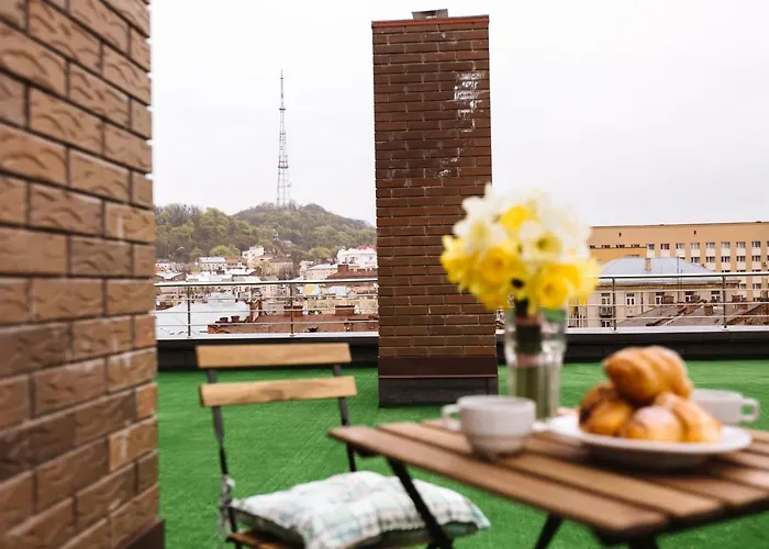 아파트 High Castle View In Center Lviv!!! 리비프